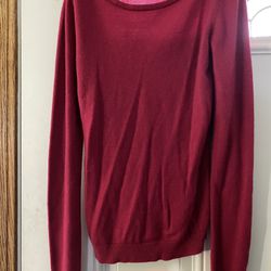 Maroon Small Permanent Sweater