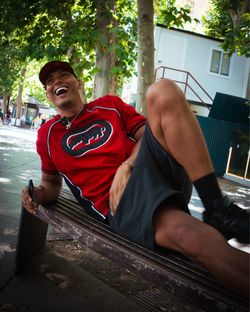 Ecko Unltd. Red Rhino Logo 72 Jersey T-shirt M