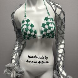 Crochet Kylie Jenner Dupe Bikini Top