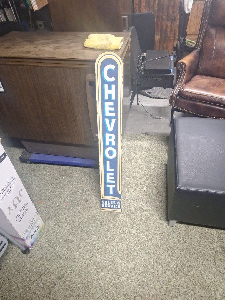 Chevrolet Wood Sign