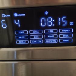 Bella 12 in 1 6 slice/rotisserie/toaster/air fryer