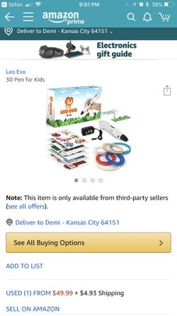 Leo evo 3D pen! New $50!