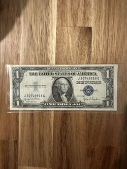 1935 D UNCIRCULATED SILVER CERTIFICATE 