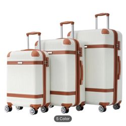 Hardshell Luggage Sets 3 Piece double spinner 