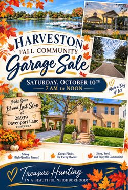 HUGE Community Garage Sale!!! Harveston Lake Community-Temecula CA - Amazing antiques, art, furniture, high-end paintings and holiday decor. etc Addr