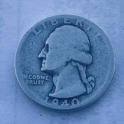 1940 WASHINGTON QUARTER