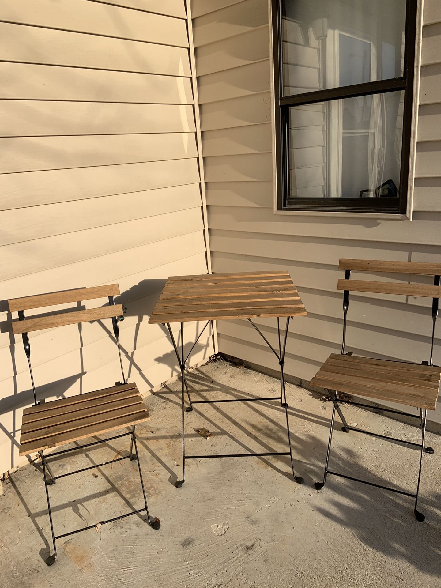 Table and chairs