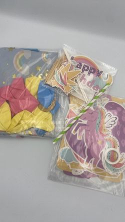 Unicorn Birthday Decorations