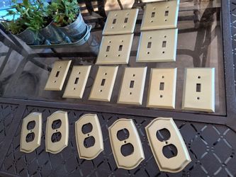 Gold Vintage Wall Plates