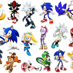 Sonic The Hedgehog Peel & Stick Decals