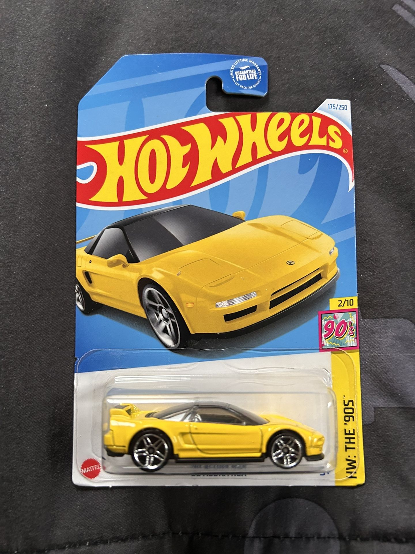 2024 Hot Wheels Mainline K Case: HW The ’90s ’90 Acura NSX in Yellow