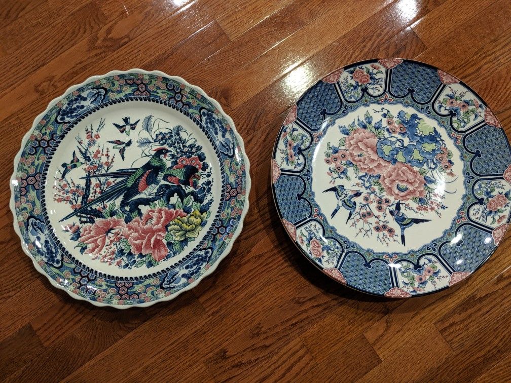 Two large 16" serving plates.