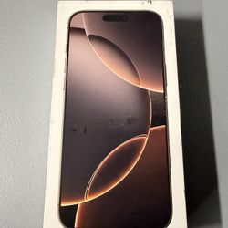 iPhone 16 Pro Max Desert Titanium 512GB EMPTY BOX!