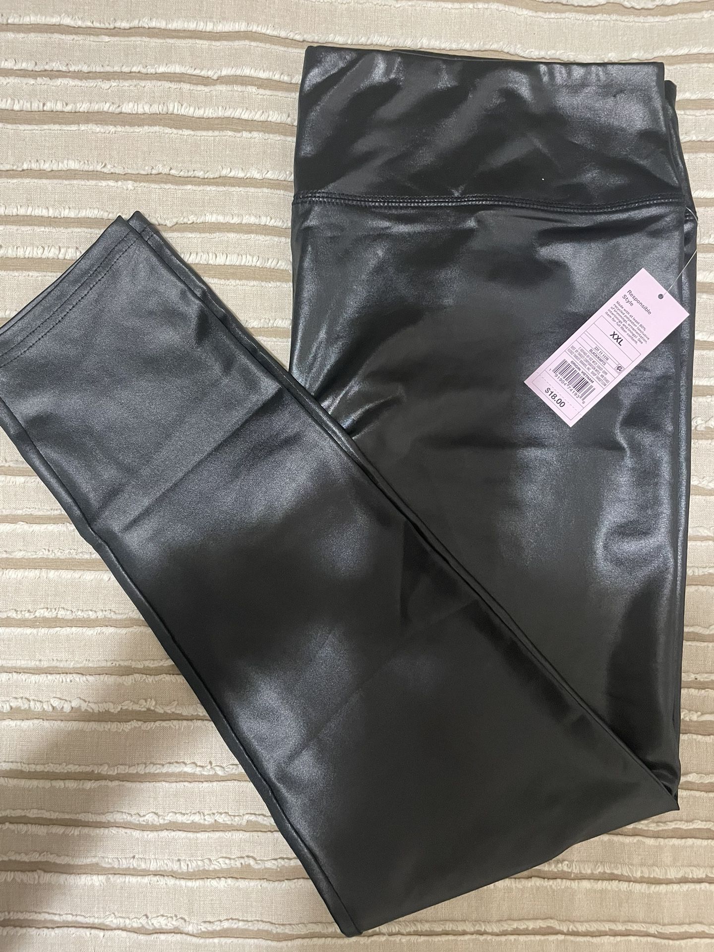 Faux Leather LEGGINGS Brand New XXL