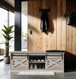 Entryway Shoe Bench