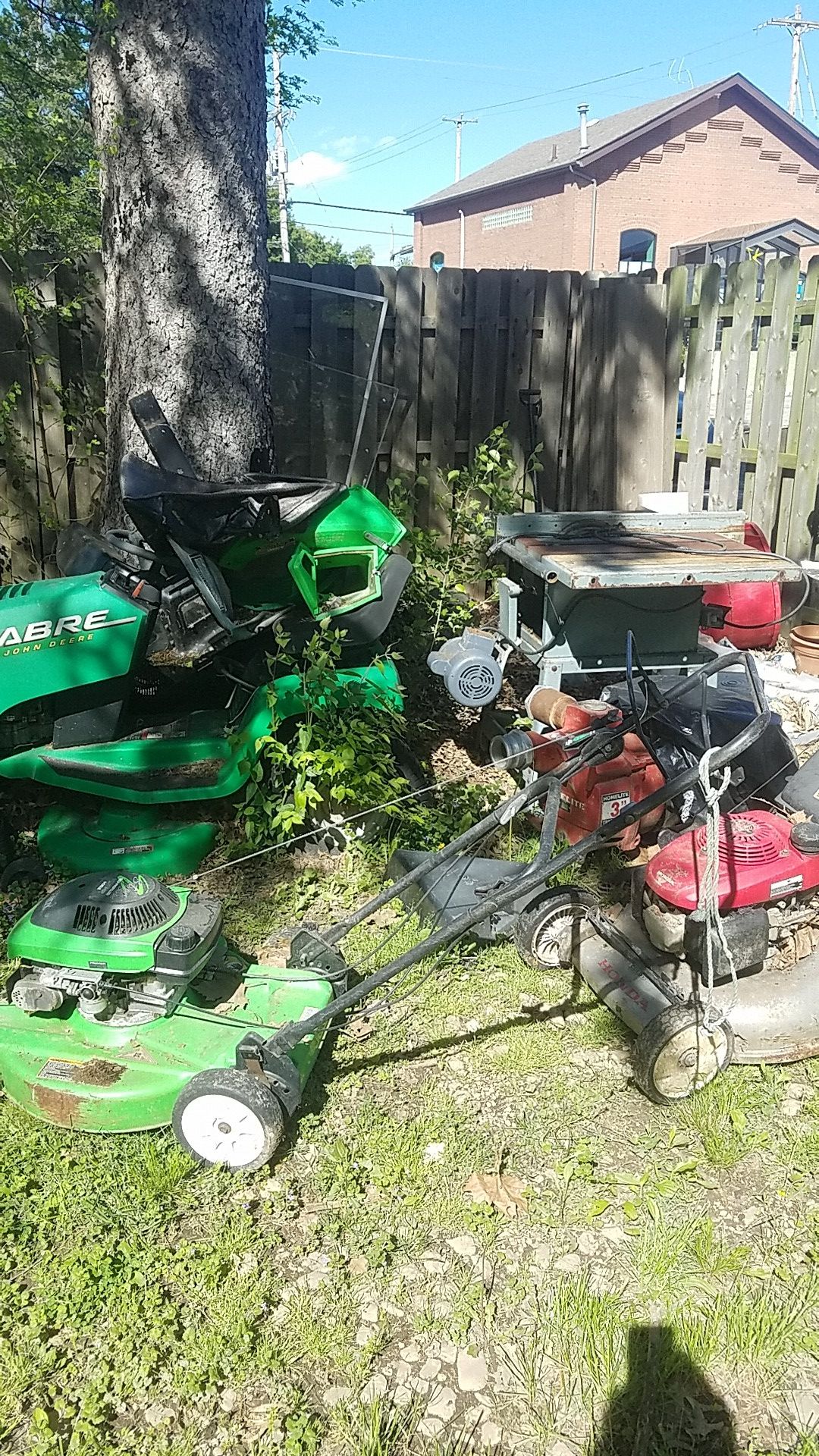 Riding Mower, Push Mower