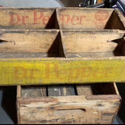 5 Old Wooden Box Crates