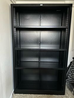 Metal book shelf
