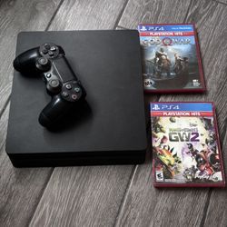 PS4 With Games And Remote (offers Allowed) 