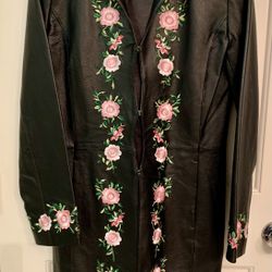 Clifford & Wills Black Leather Coat