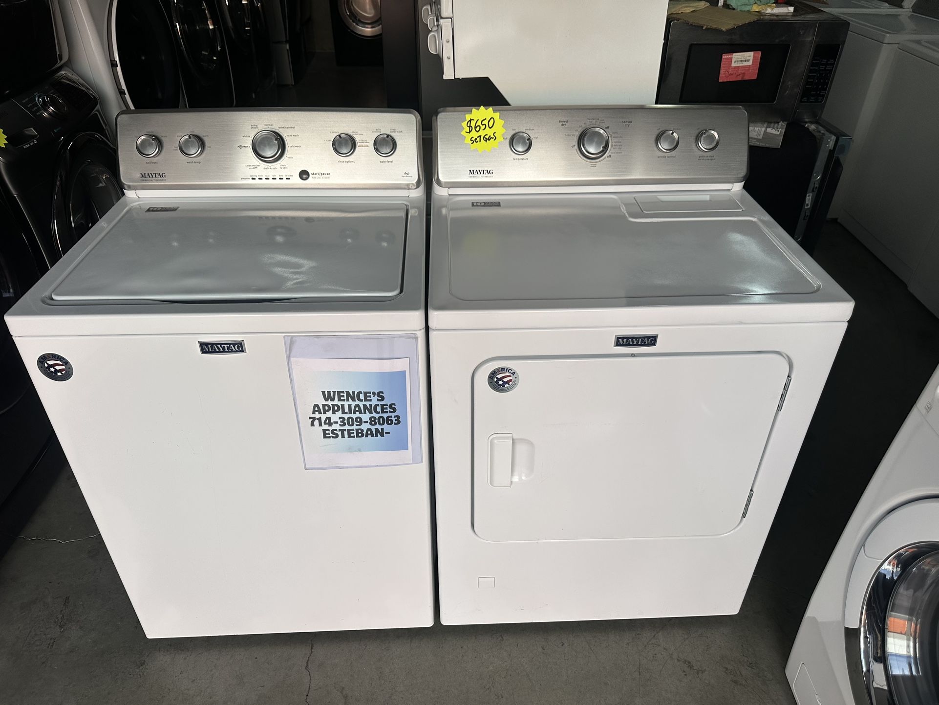 Maytag Washer And Gas Dryer 