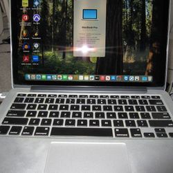 2014 Apple Macbook Pro 13" laptop (contact info removed) 8GB 128G Flash Sequoia - $225 (Schererville)