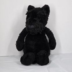 Jellycat London Bashful Scottie Terrier Plush 12" Stuffed Animal Black Dog Fair