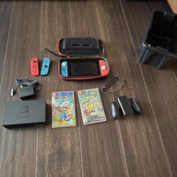 Nintendo Switch with 2 Games