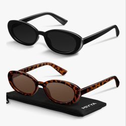 Miyya Old Money Polarized Oval Sunglasses 2025 Edition UV400 Protection