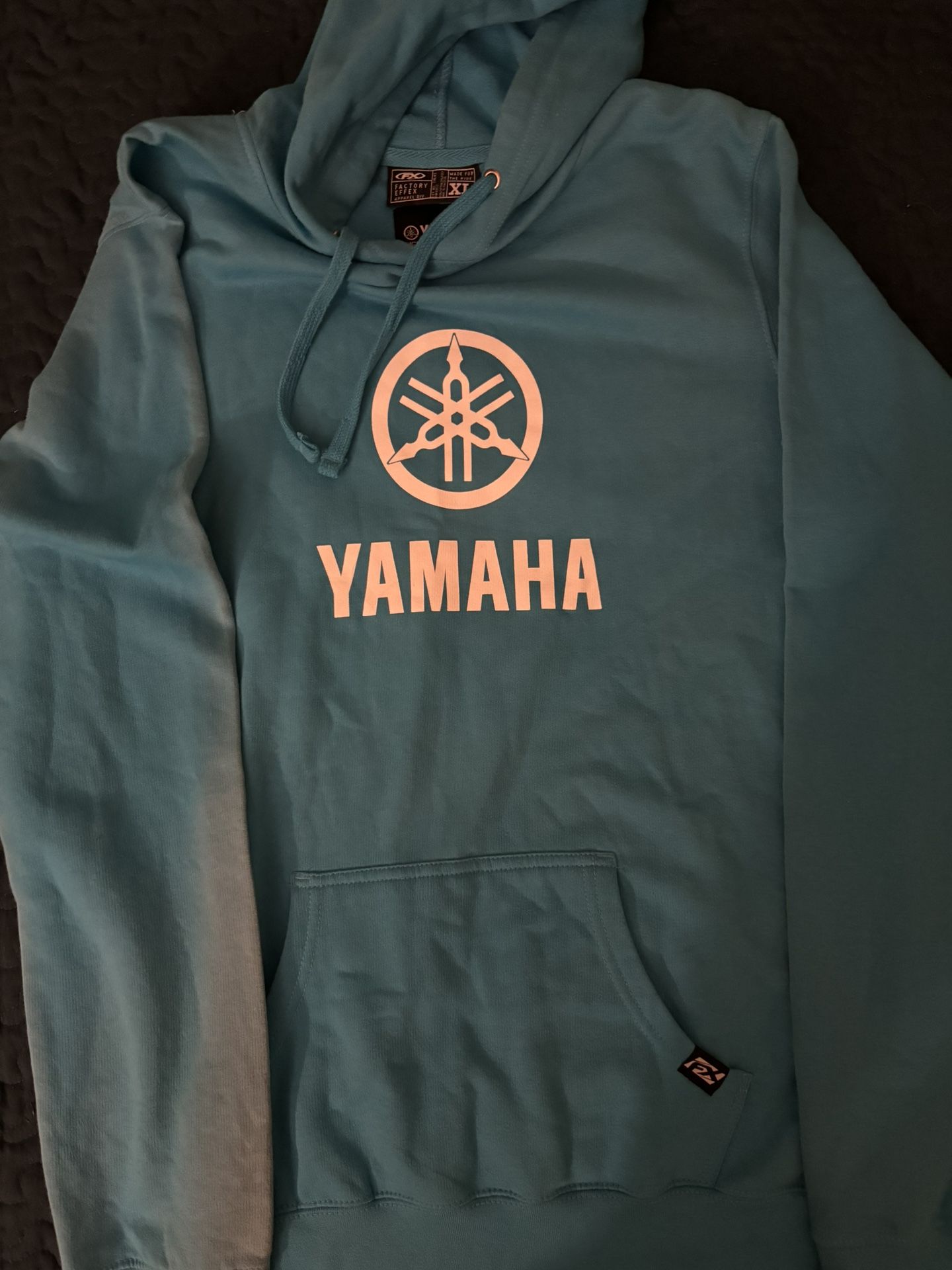 Factory Effex Yamaha Stack Hoody - turquoise , X-Large