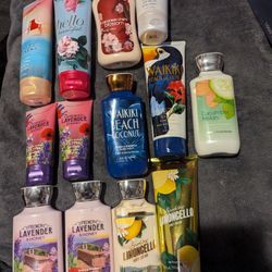 Bath And Body Works Lotions- French lavender,Sparkling Limoncello,More