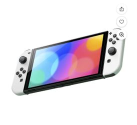 Black and white Nintendo switch