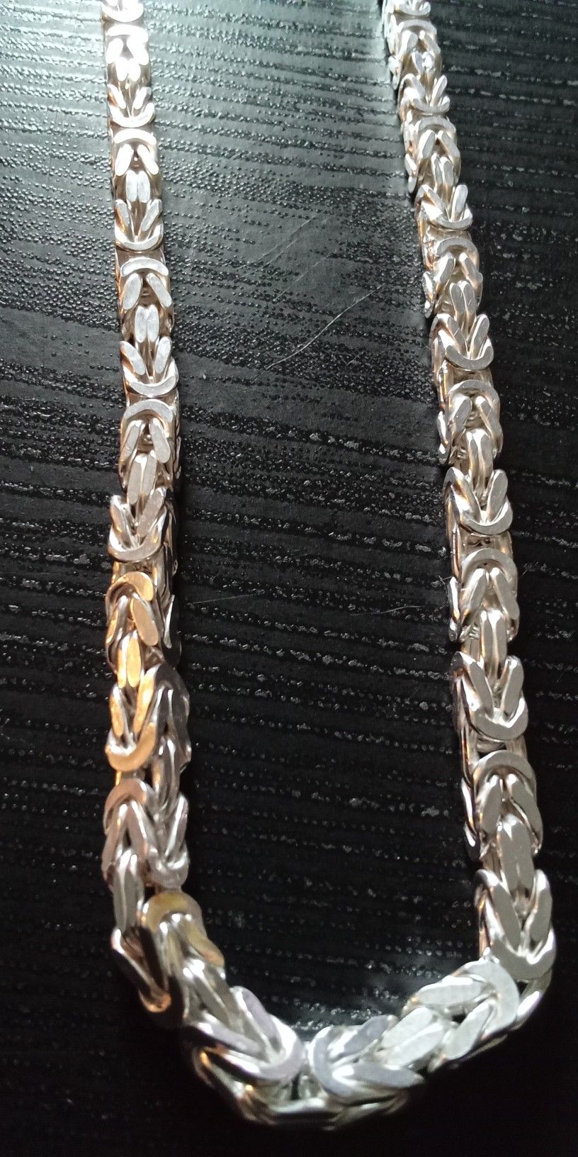 Sterling Silver Byzantine Necklace 