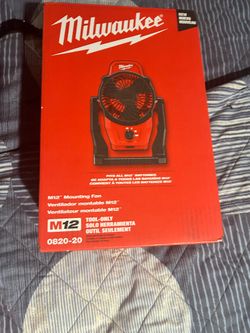 Milwaukee M12 fan