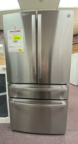 GE Profile Energy Star 28.7 Cu. Ft. Smart Fingerprint Resistant 4-Door Frenc Refrigerator With Dual-Dispense AutoFill