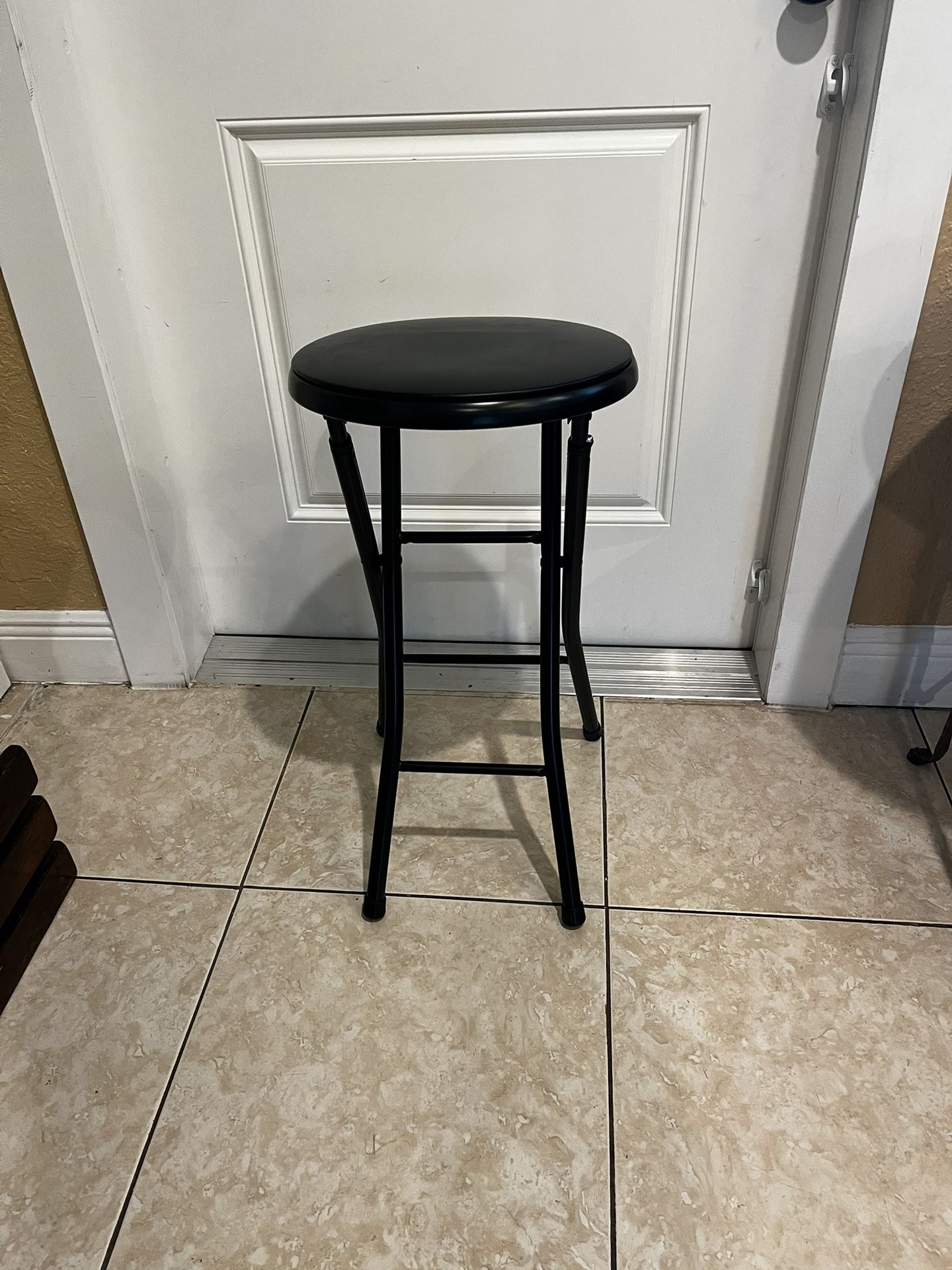 COSTCO Backless Vinyl Padded Folding Stool… 14” Height… In Great Condition… $15