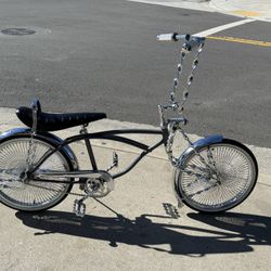 New 20” Lowrider Bike Gray Color Fully Twisted 