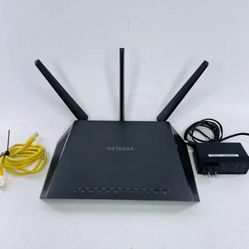 Nighthawk Netgear AC1900 1GHz Dual-Band Wi-Fi Router Black Electronics