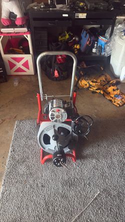 Rigid K 400 snake/drain auger cleaner