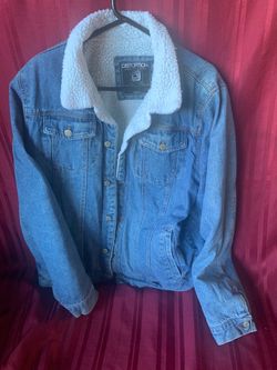 Distortion Sherpa-Lined Denim Jacket