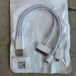 Usb multi tap plug lightening 30 pin micro usb