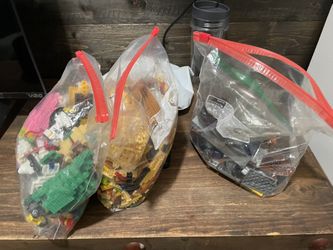 Bags Of Legos And Toys