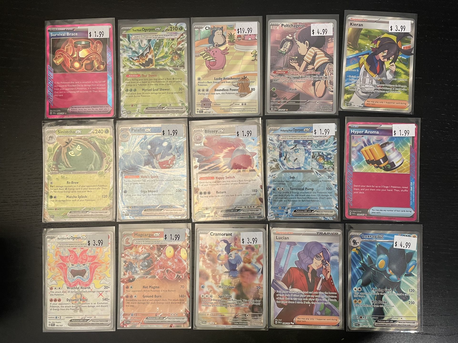 Pokemon TCG - Twilight Masquerade Raw Singles