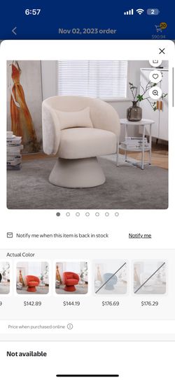 Swivel Barrel Chair Set Of Two