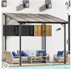 New, 10x10 wall mounted gazebo