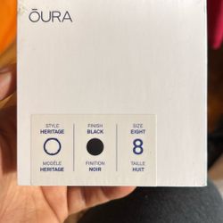 Oura Ring Size 8 Black