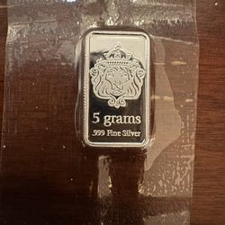 Scottsdale Mint 5g Bar .999 Silver 