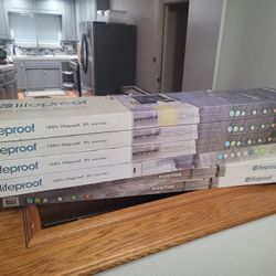 Brand New Lifeproof Vinyl Flooring 9 Boxes.  3 Colors Of Each