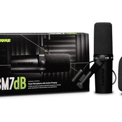 Shure SM7dB Dynamic Microphone Built-In Preamp