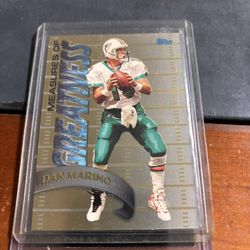 Measures Of Greatness Topps Dan Marino Football Card Insert 